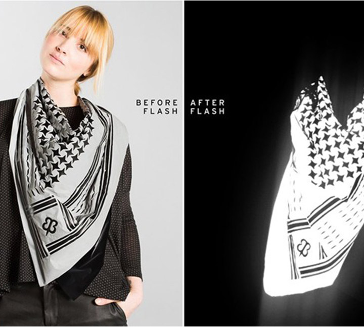 New design reflective scarf